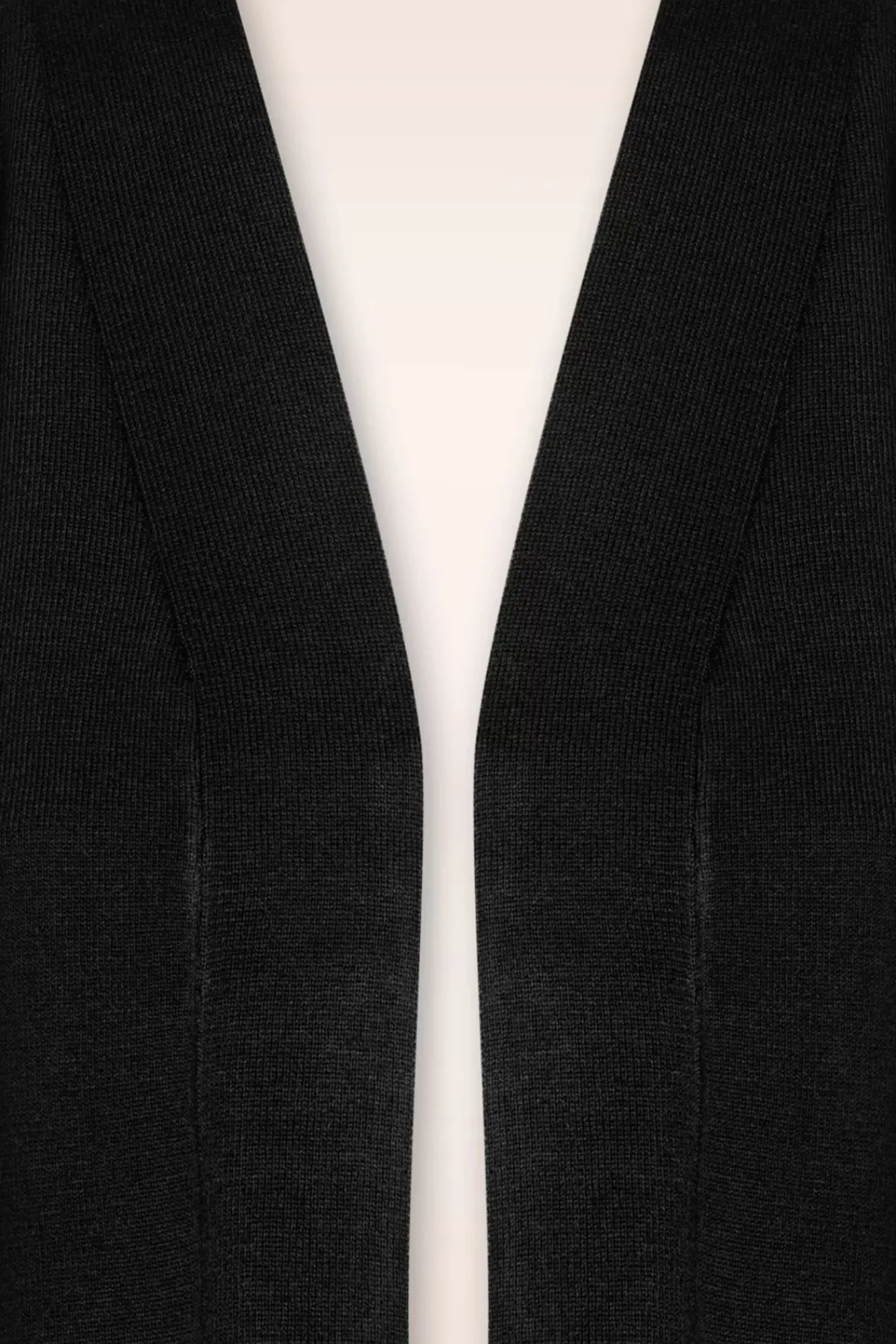 Cheap Mak Sweater Oda Vest Met Open Voorkant In Zwart