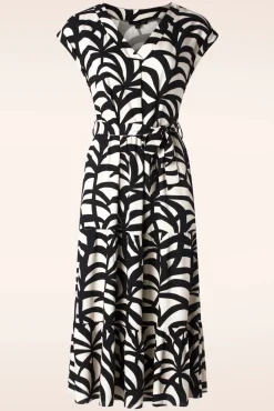 Online Smashed Lemon Paloma Maxi Jurk In Zwart En Zand