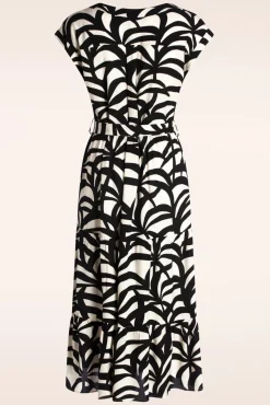 Online Smashed Lemon Paloma Maxi Jurk In Zwart En Zand