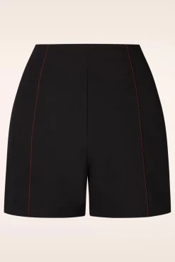 Store Banned Retro Pin-Up Short In Zwart