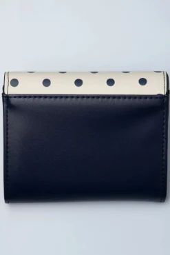Best Sale Banned Retro Poppy Polka Portemonnee In Navy En Wit
