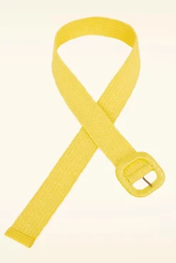 Cheap King Louie Raffia Riem In Zonnig Geel