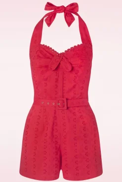 Flash Sale Timeless Raven Playsuit In Rood
