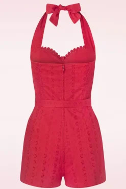 Flash Sale Timeless Raven Playsuit In Rood