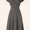 Sale Vixen Reese Short Sleeve Jurk In Zwart