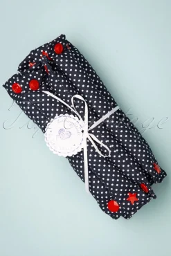 Best Lieblingsstucke By JuttaVerena Rock The Dots - Set Van 12 Krulspelden In Marineblauw