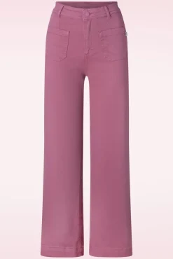 Cheap Surkana Ryann Broek In Zacht Bessen Roze