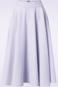Cheap Banned Retro Sailing Breeze Swing Rok In Licht Paars