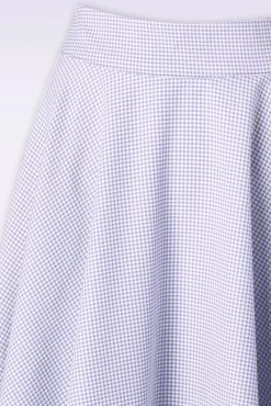 Cheap Banned Retro Sailing Breeze Swing Rok In Licht Paars