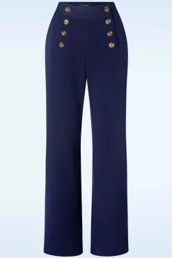 Sale King Louie Sally Broadway Pantalon In Inktblauw