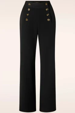 Best Sale King Louie Sally Broadway Pantalon In Zwart