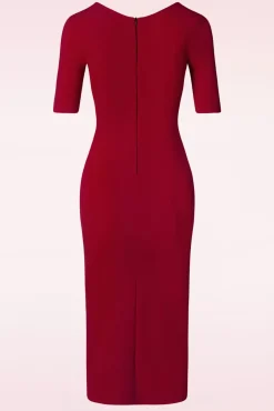 Hot Vintage Chic for Topvintage Selene Koker Jurk In Dieprood
