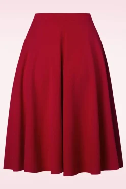 Hot Vintage Chic for Topvintage Sheila Swingrok In Lippenstiftrood
