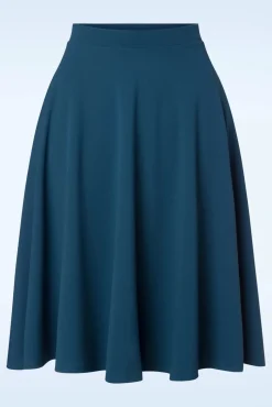 Flash Sale Vintage Chic for Topvintage Sheila Swingrok In Petrol Blauw
