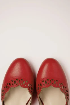 Best Sale Charlie Stone Siena Ballerina Flats In Rood