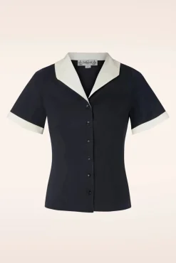 Hot Collectif Clothing Taylor Blouse In Zwart
