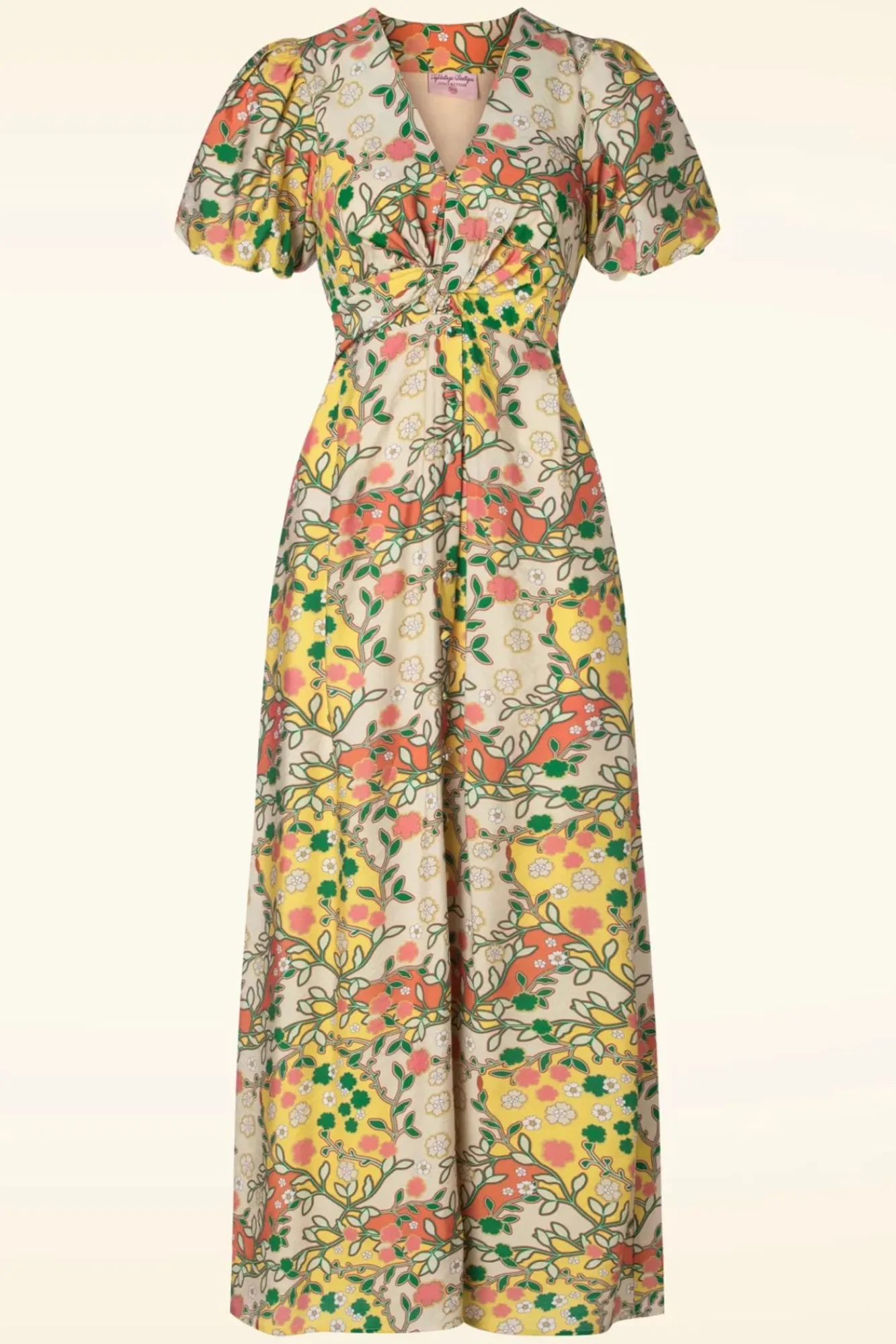 Shop Topvintage Boutique Collection Topvintage Exclusive ~ Phoebe Maxi Jurk In Multi
