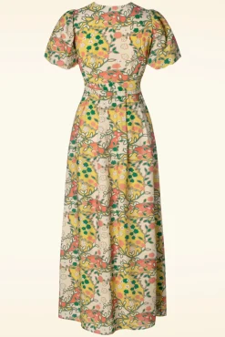 Shop Topvintage Boutique Collection Topvintage Exclusive ~ Phoebe Maxi Jurk In Multi