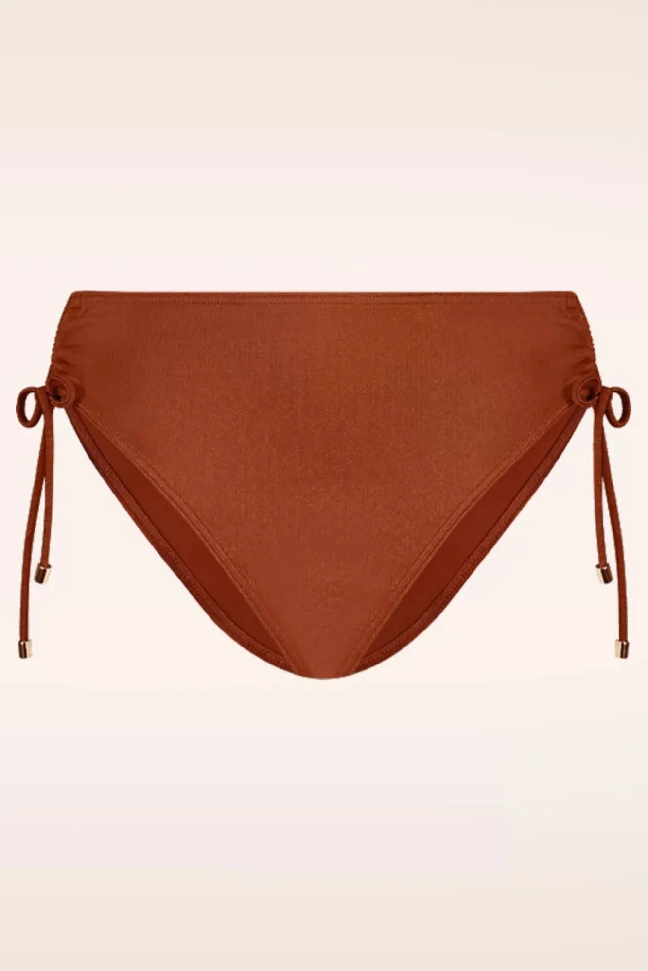 Clearance Cyell Treasure High Waist Bikini Broekje In Cederhout Bruin