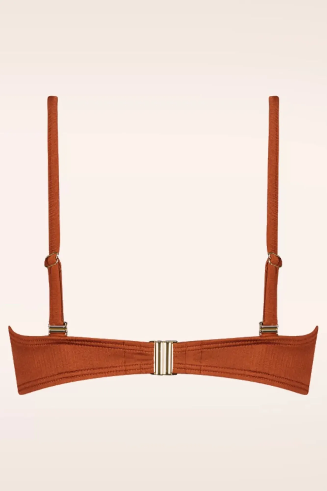 Sale Cyell Treasure Padded Bikini Top In Cederhout Bruin