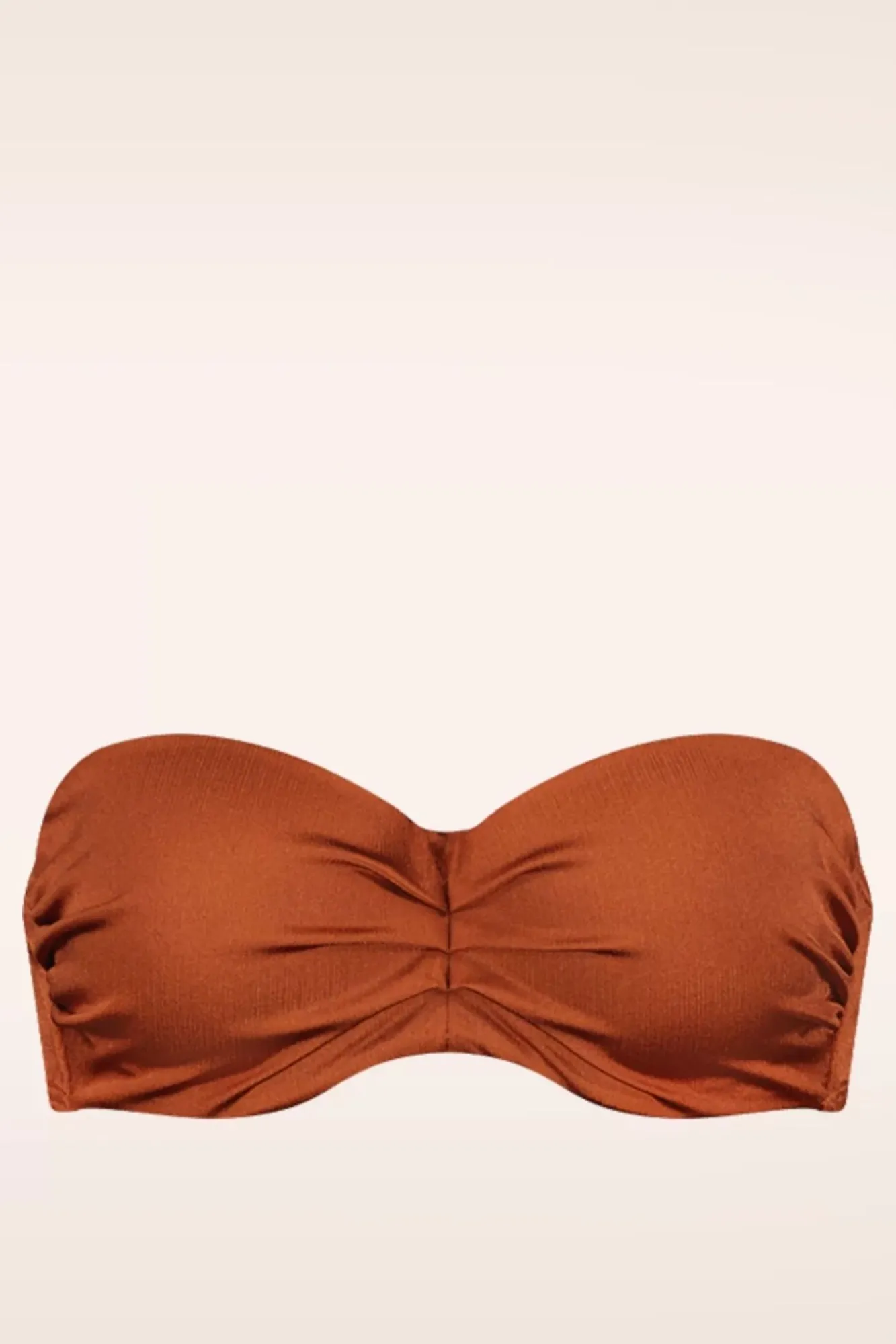 Sale Cyell Treasure Padded Bikini Top In Cederhout Bruin