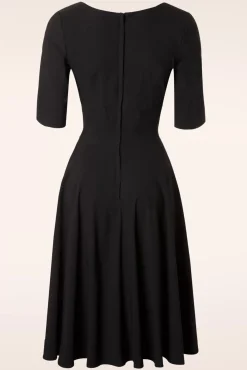Discount Collectif Clothing Trixie Doll Swing Jurk In Zwart