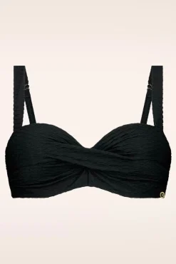 Outlet TC Beach Twisted Bikinitop In Zwart Snake