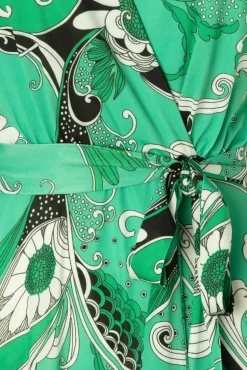 Cheap Vintage Chic for Topvintage Valerie Maxi Jurk In Groen